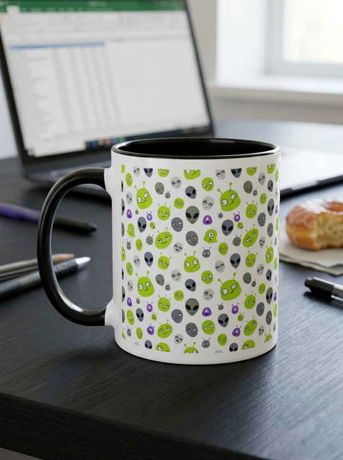 Alien Faces All-Over Mug