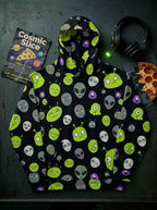 Alien Faces All-Over Hoodie