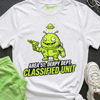 Area 51: Derpy Dept Alien T-shirt