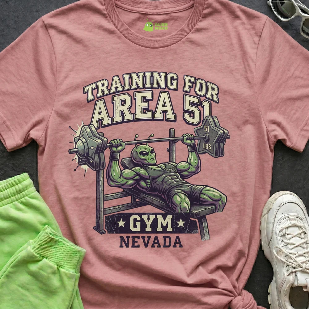 Area 51 Gym Alien T-shirt