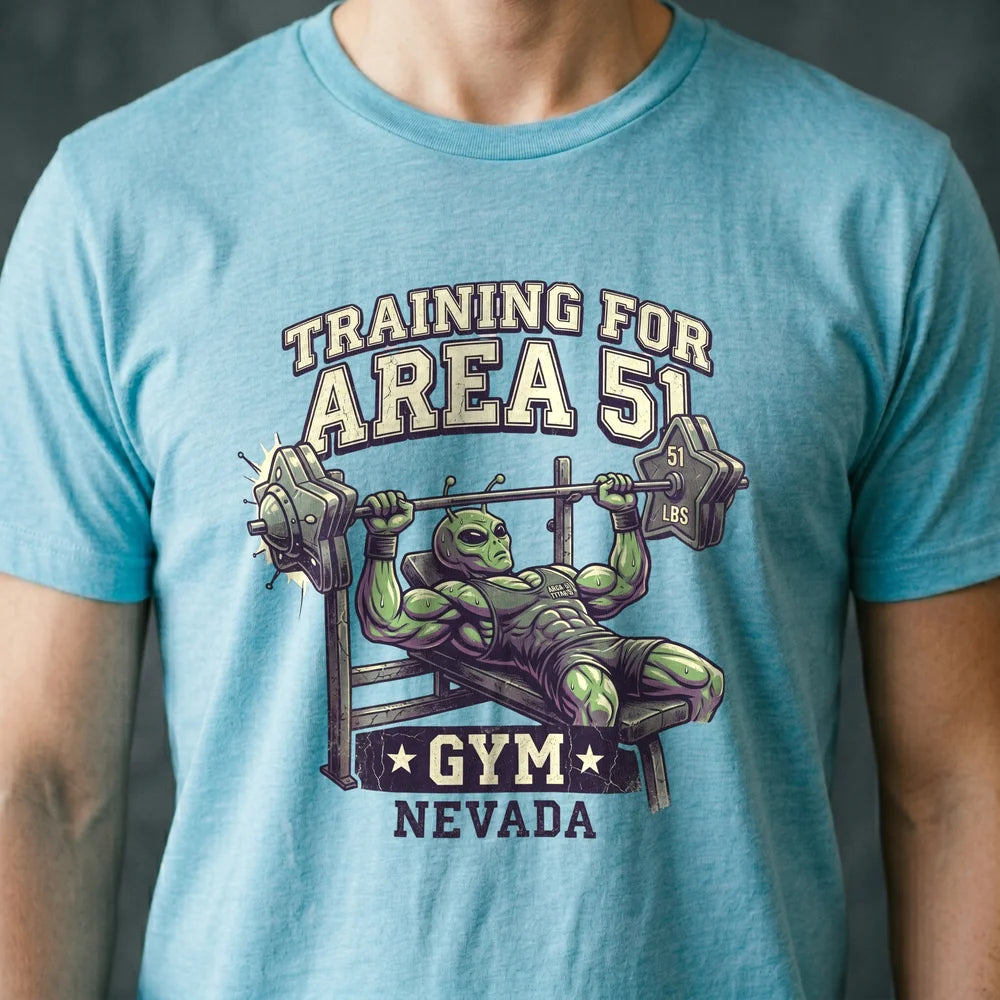 Area 51 Gym Alien T-shirt
