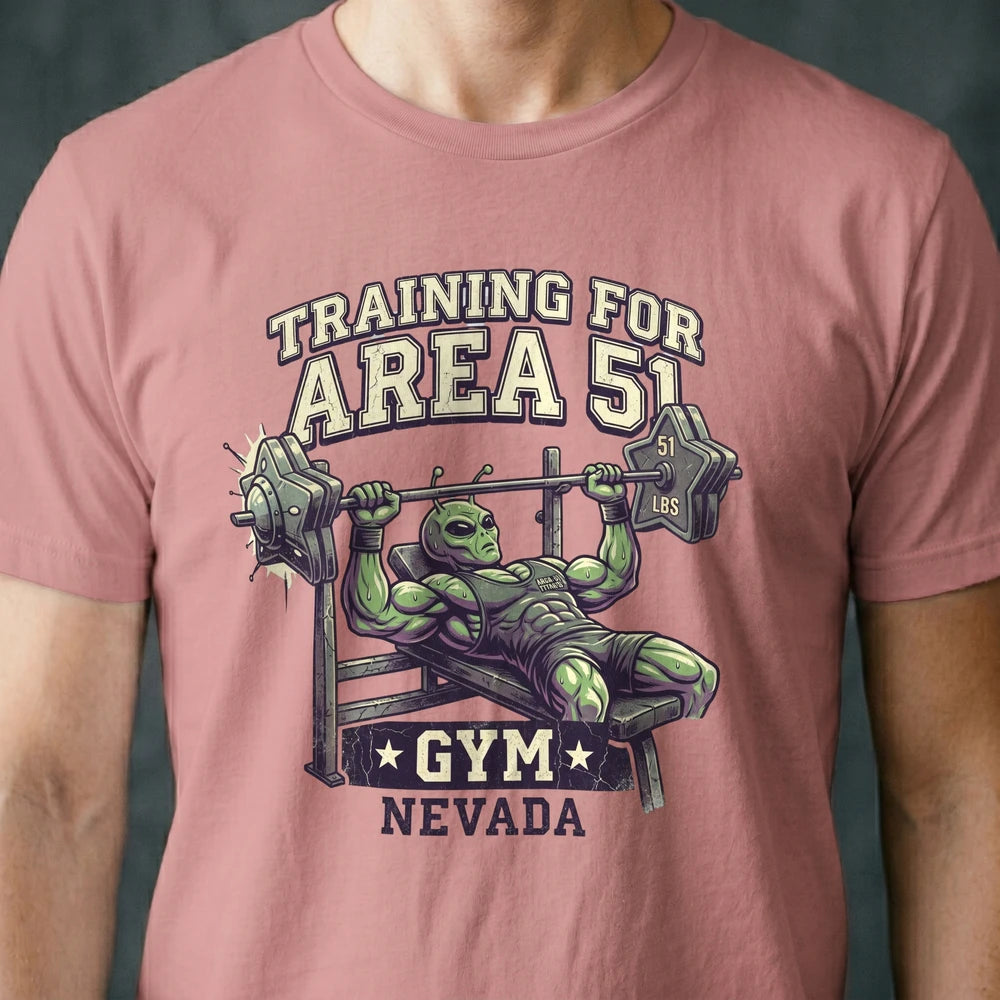 Area 51 Gym Alien T-shirt