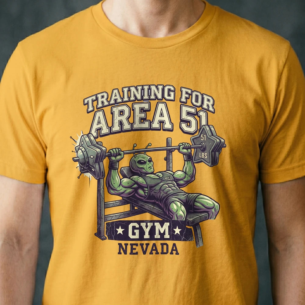 Area 51 Gym Alien T-shirt