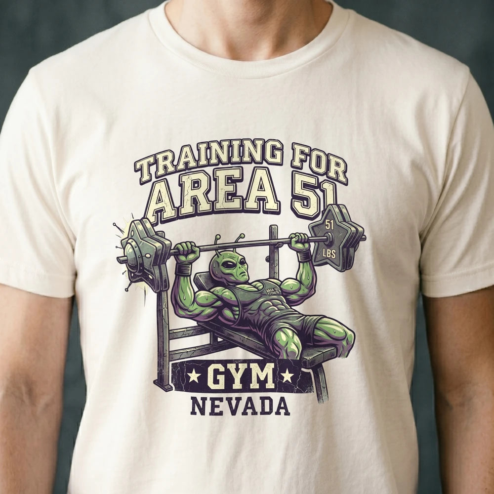 Area 51 Gym Alien T-shirt