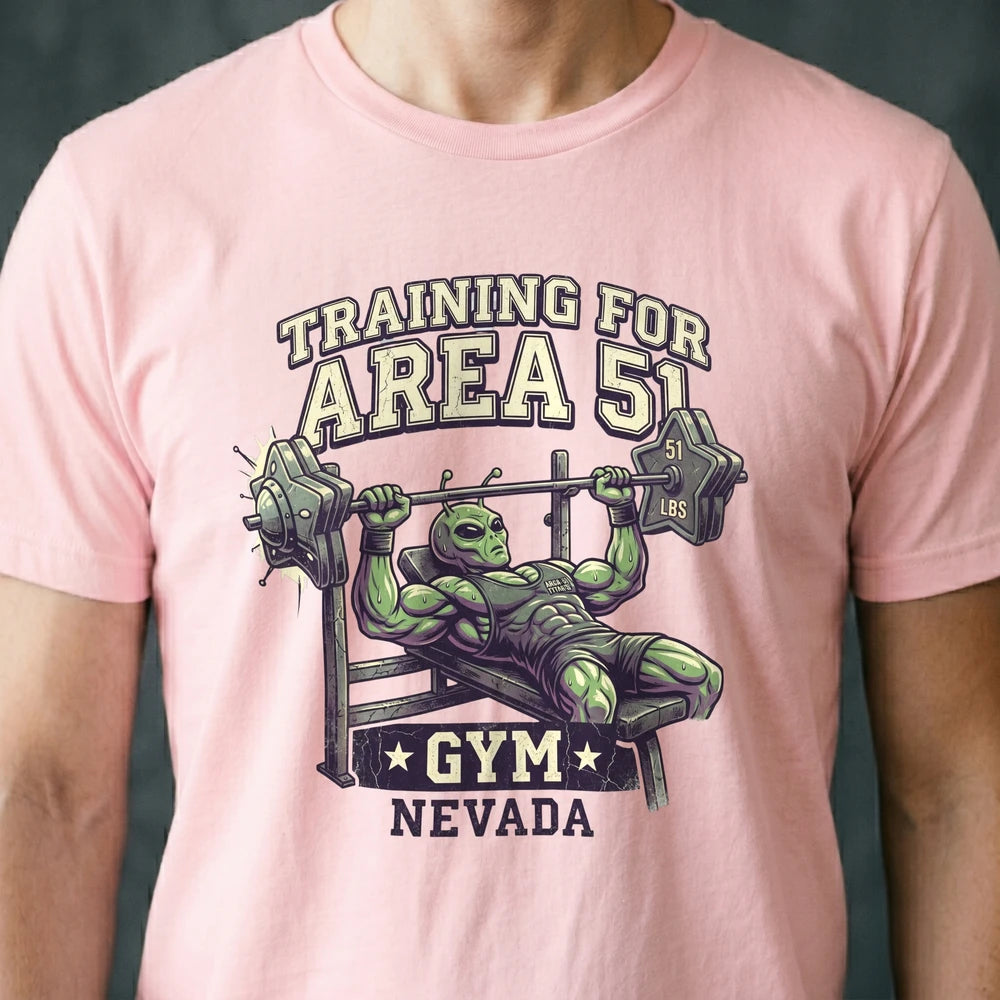 Area 51 Gym Alien T-shirt