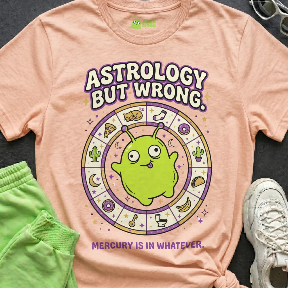 Astrology But Wrong Alien T-shirt