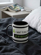 Bed Is Too Comfy Alien Mug
