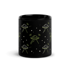 UFO Signal All-Over Alien Mug