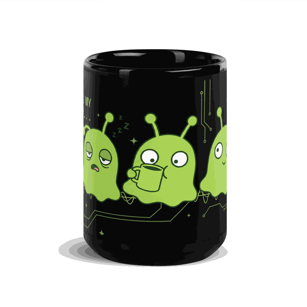 Adjusting My Frequency Alien Mug