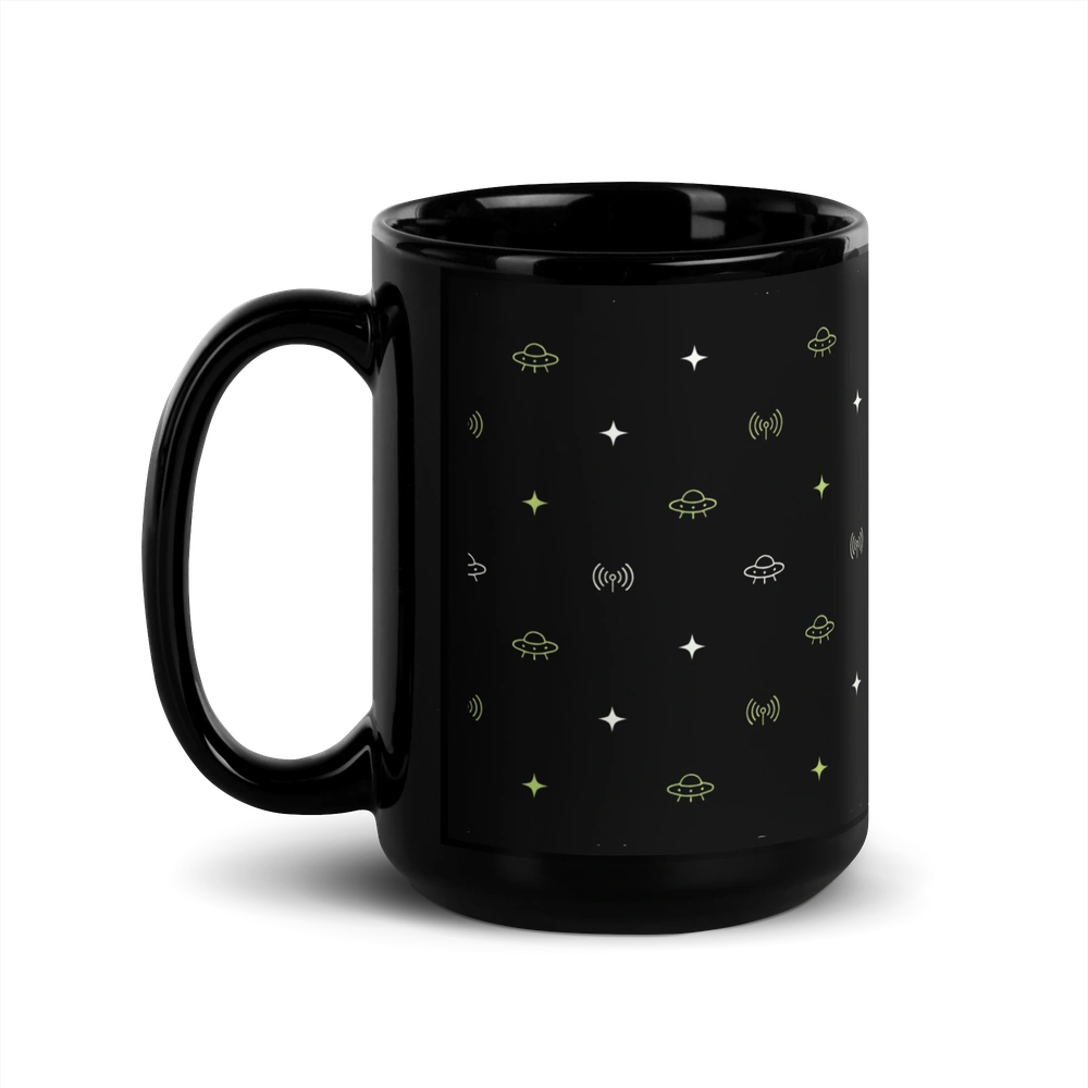 Signal Pattern All-Over Alien Mug