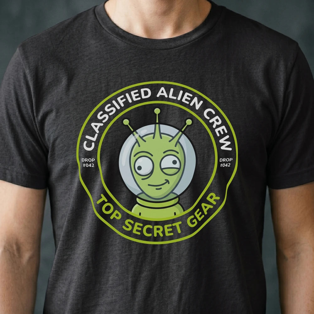 Classified Alien Crew T Shirt