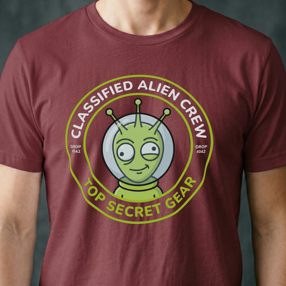 Classified Alien Crew T Shirt