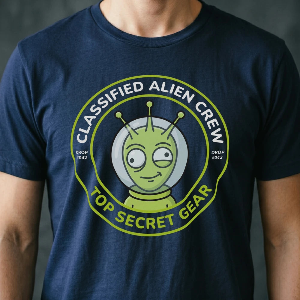 Classified Alien Crew T Shirt