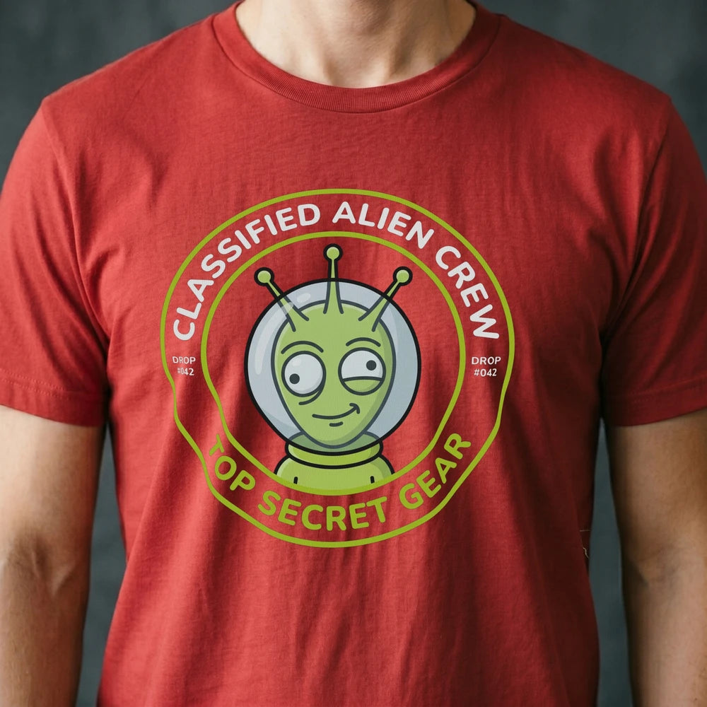 Classified Alien Crew T Shirt