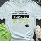 Cosmic Bureaucracy Alien T-shirt