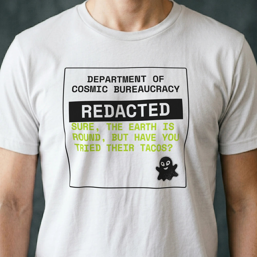 Cosmic Bureaucracy Alien T-shirt