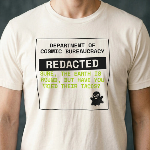 Cosmic Bureaucracy Alien T-shirt