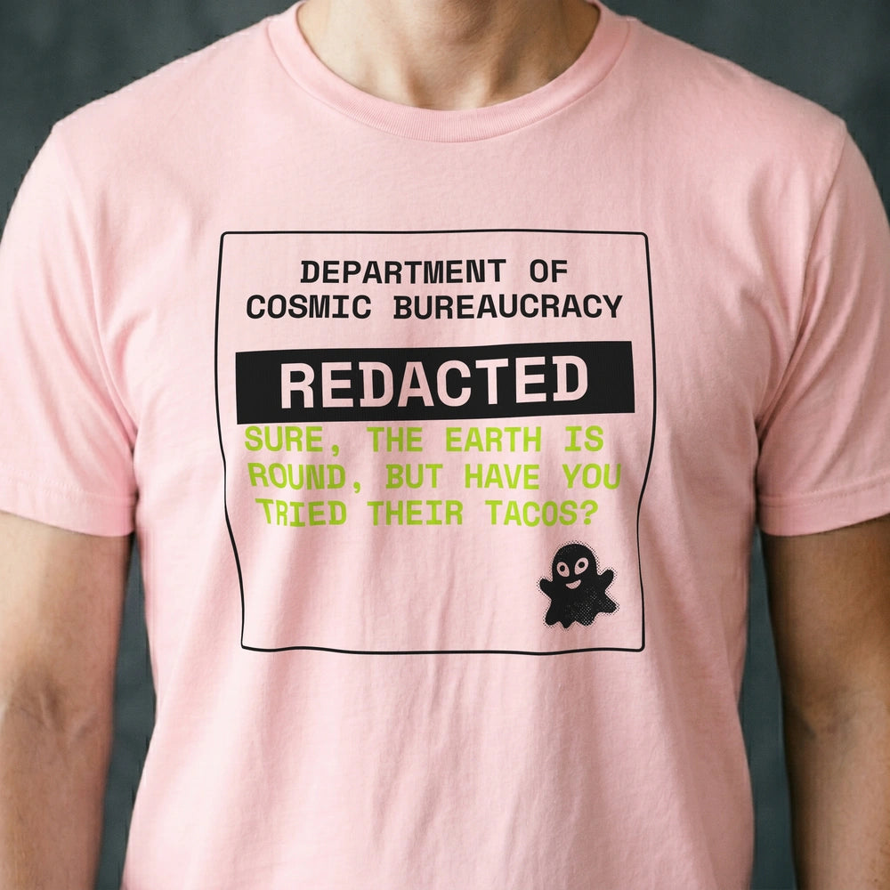 Cosmic Bureaucracy Alien T-shirt