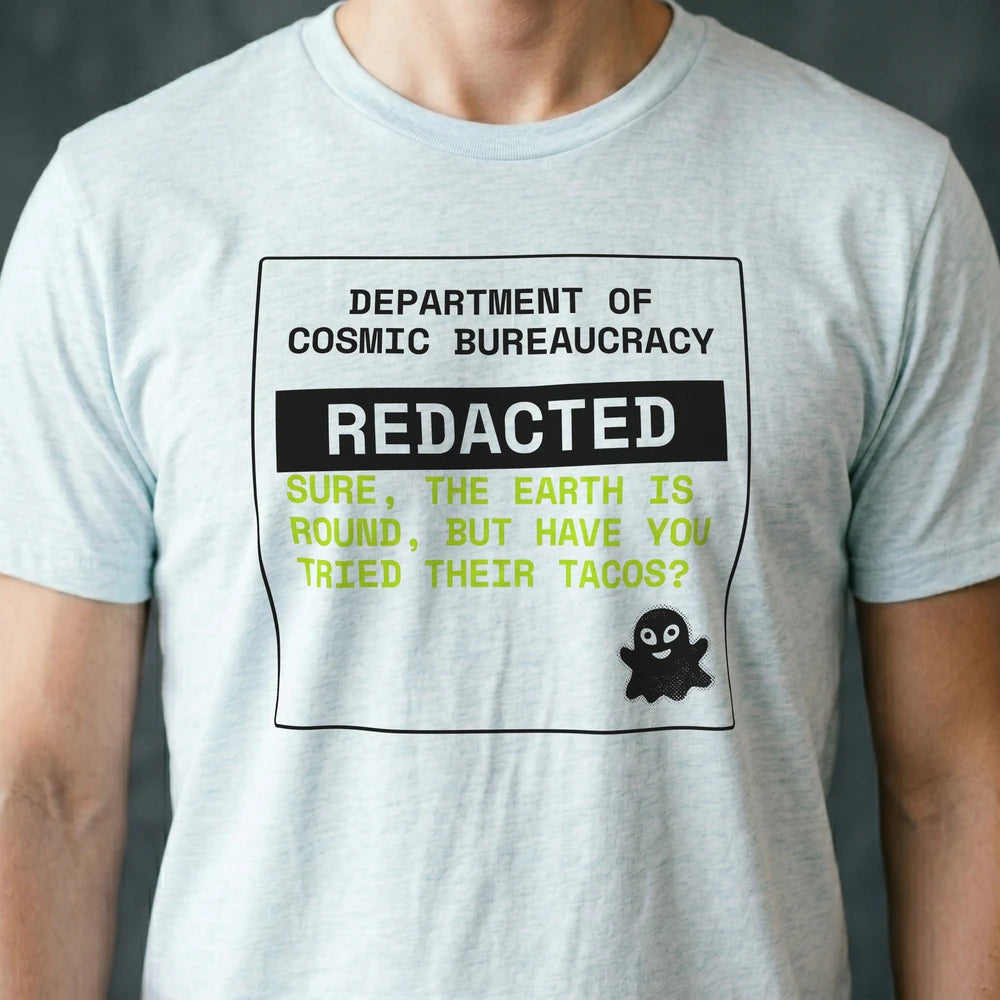 Cosmic Bureaucracy Alien T-shirt