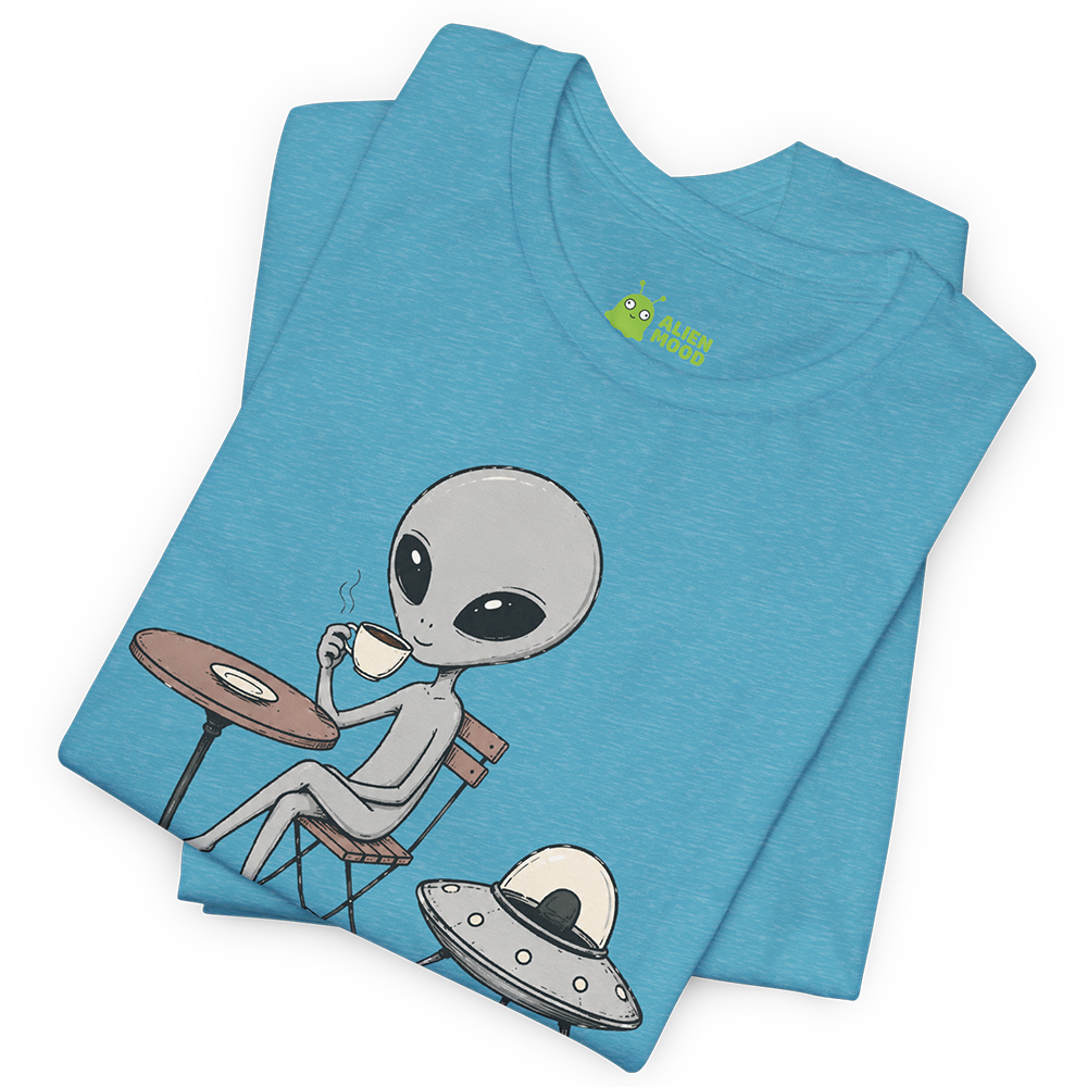 Café Break Alien T-shirt