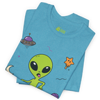 Space Walk Alien T-shirt