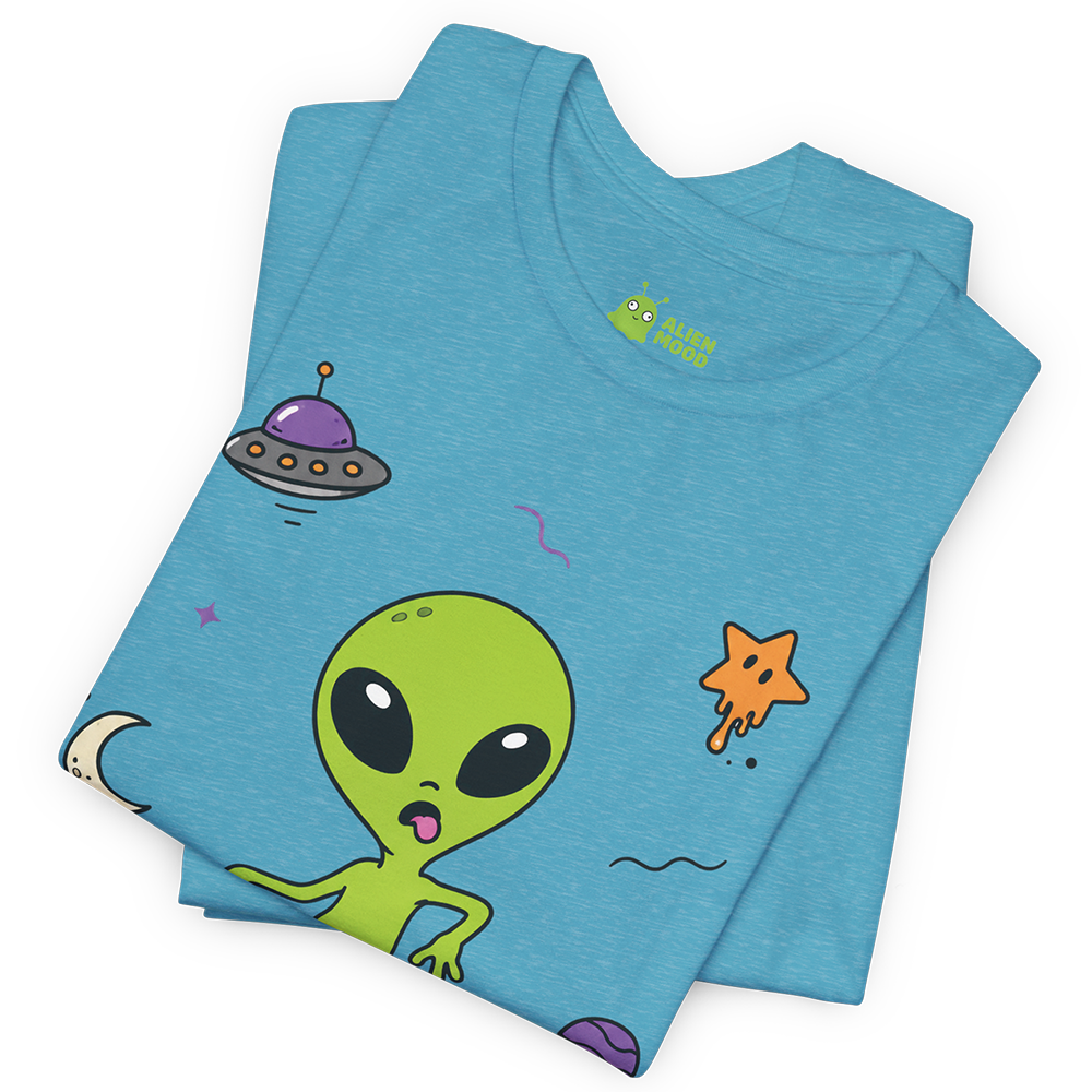 Space Walk Alien T-shirt