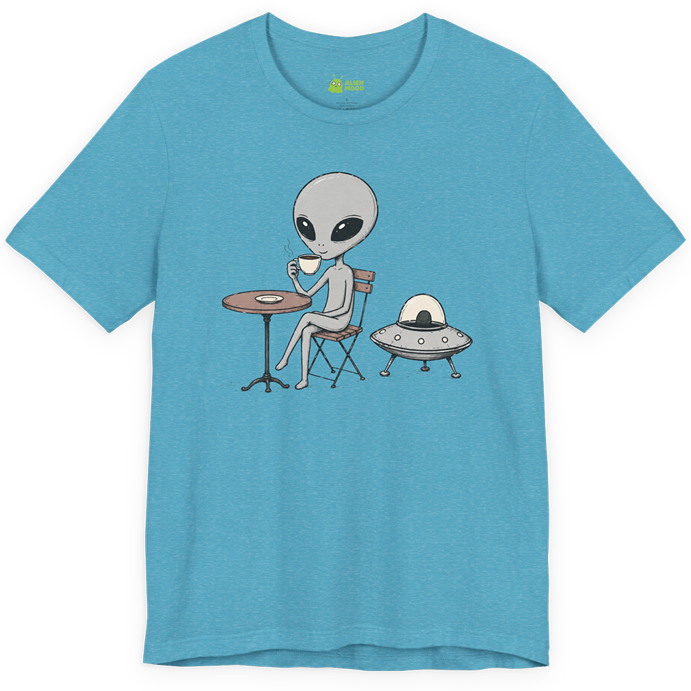 Café Break Alien T-shirt