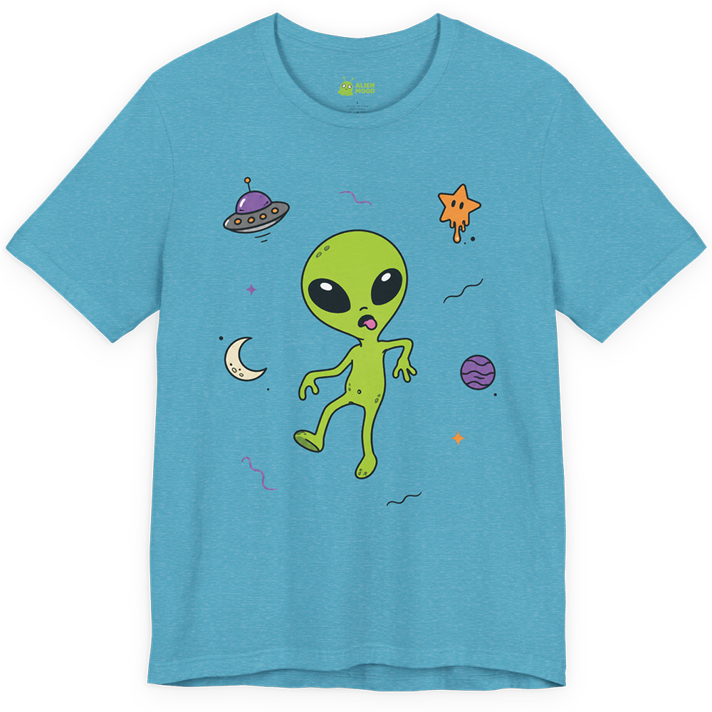 Space Walk Alien T-shirt
