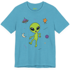Space Walk Alien T-shirt