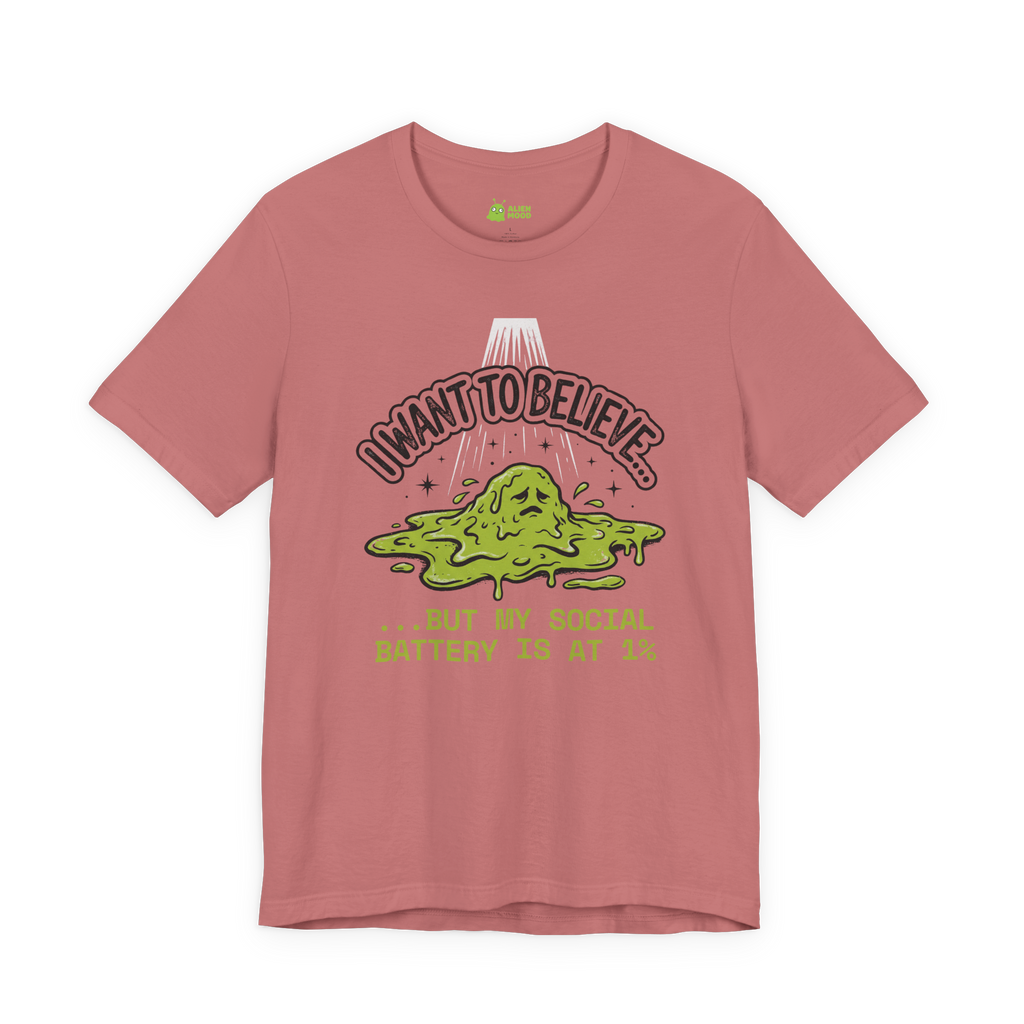Social Battery at 1% T-shirt