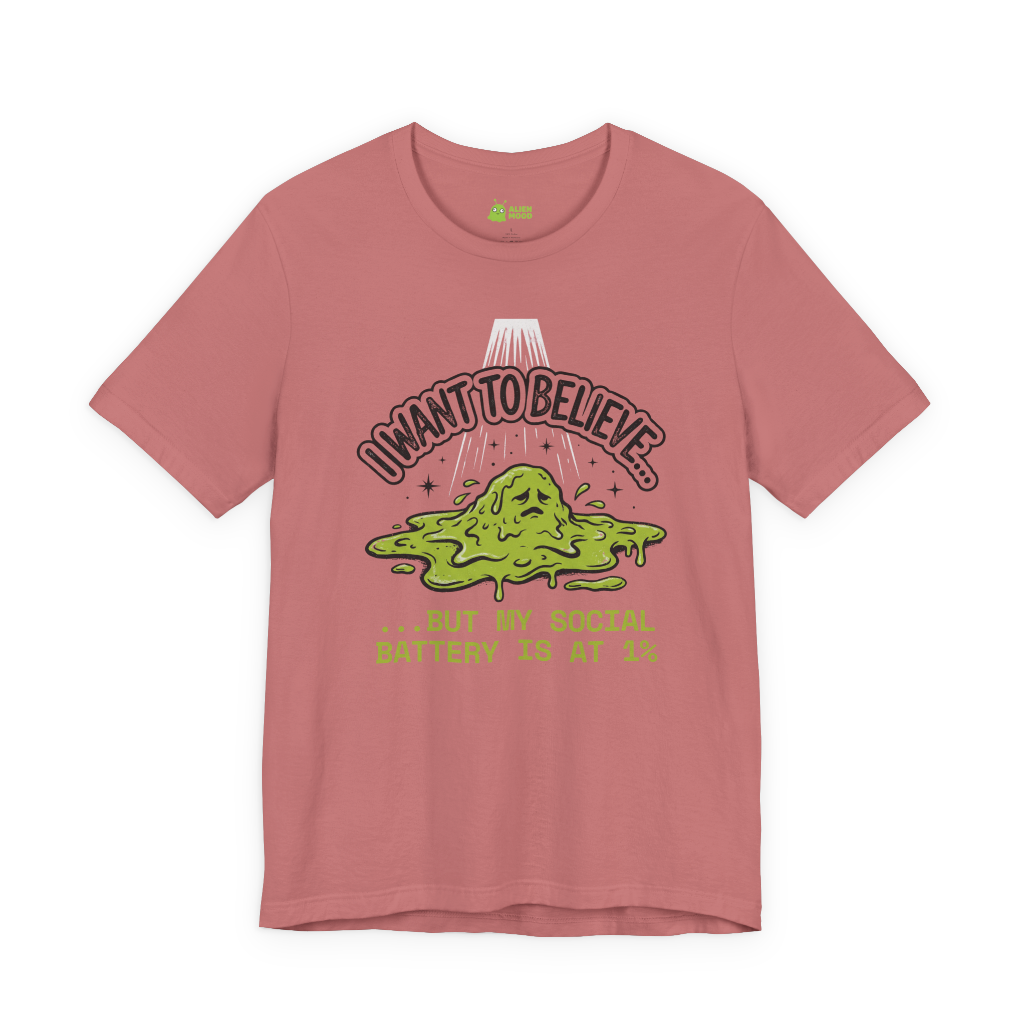 Social Battery at 1% T-shirt
