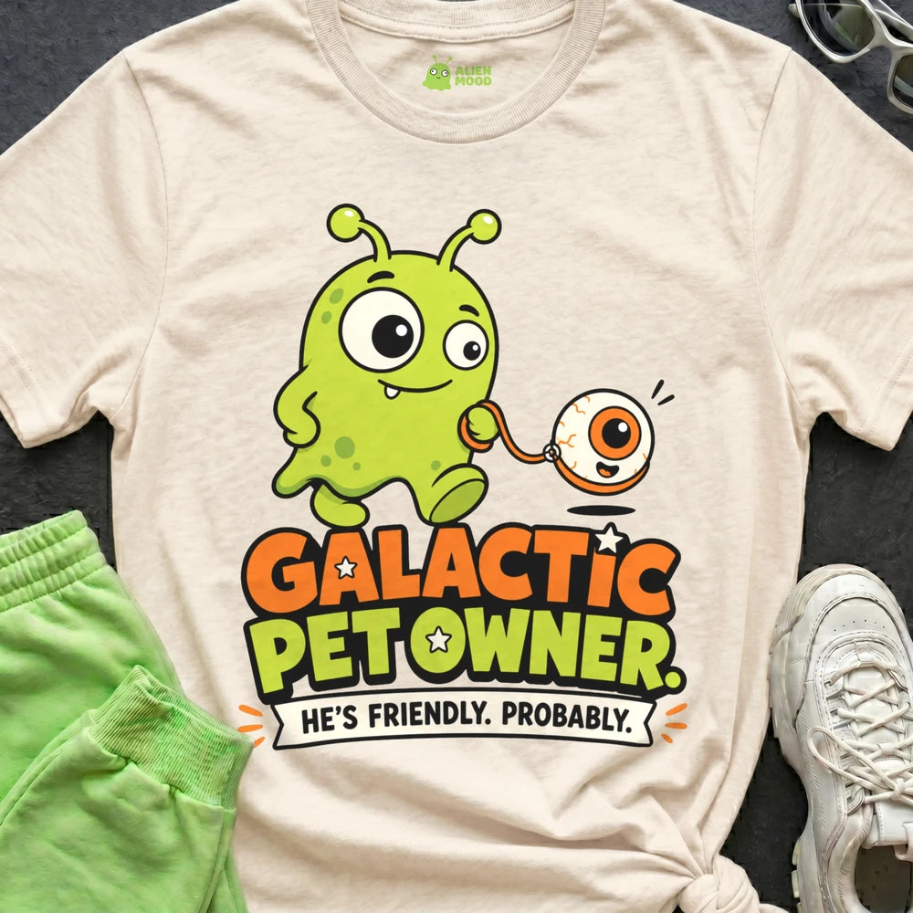 Galactic Pet Owner Alien T-shirt