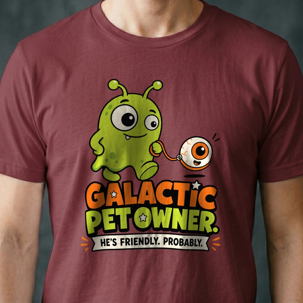 Galactic Pet Owner Alien T-shirt