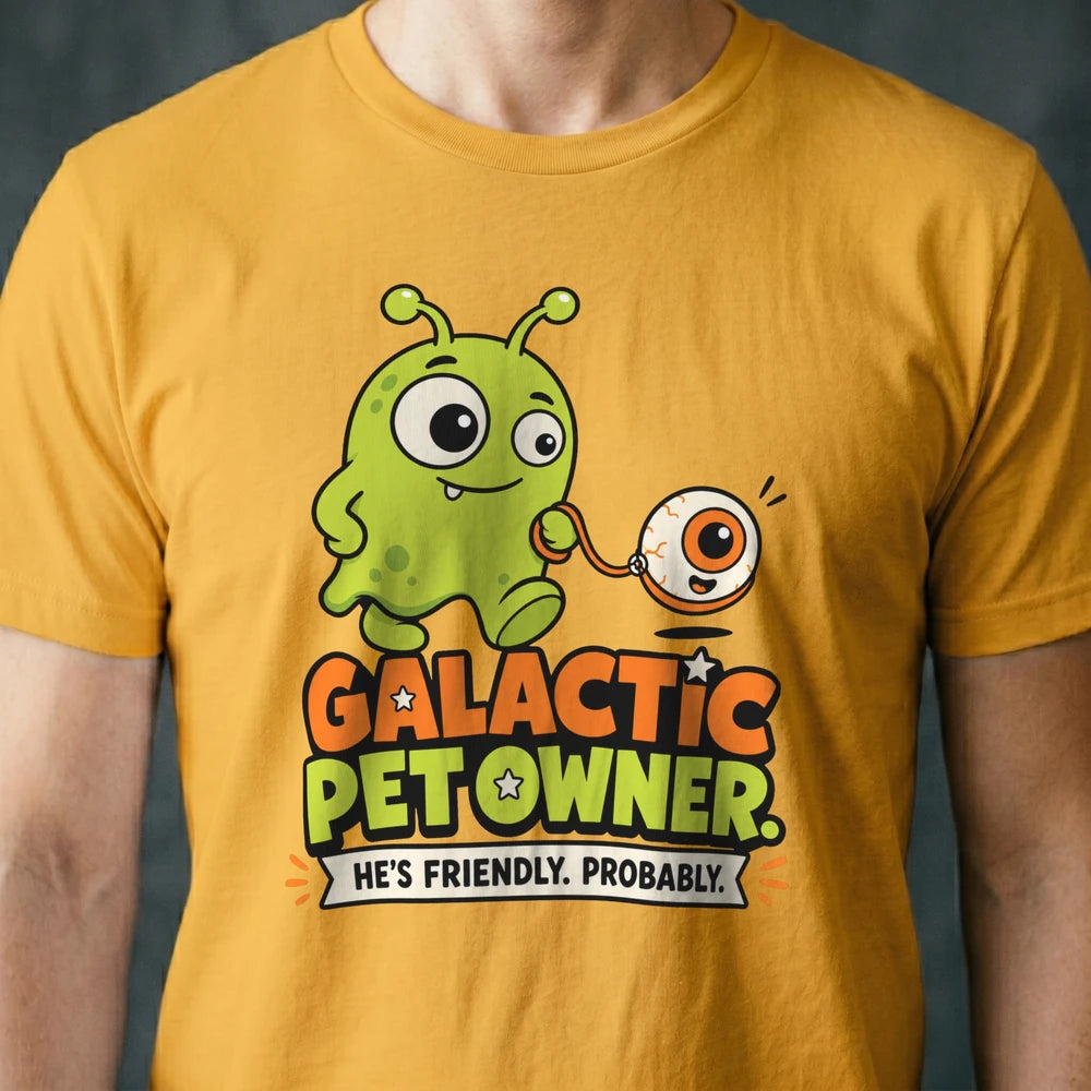 Galactic Pet Owner Alien T-shirt