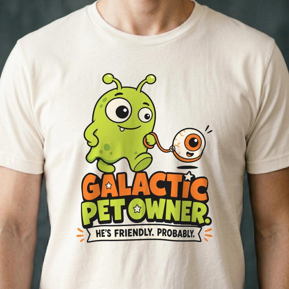 Galactic Pet Owner Alien T-shirt