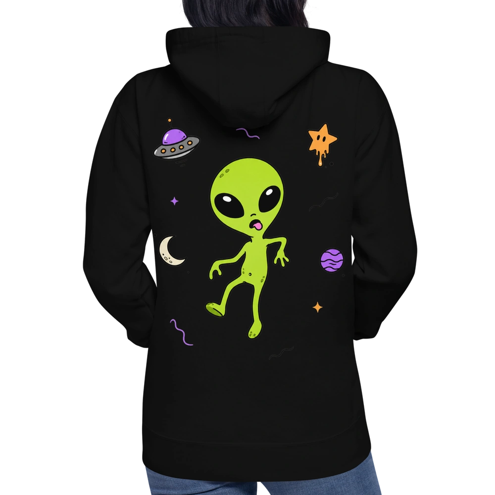 Space Walk Alien Hoodie