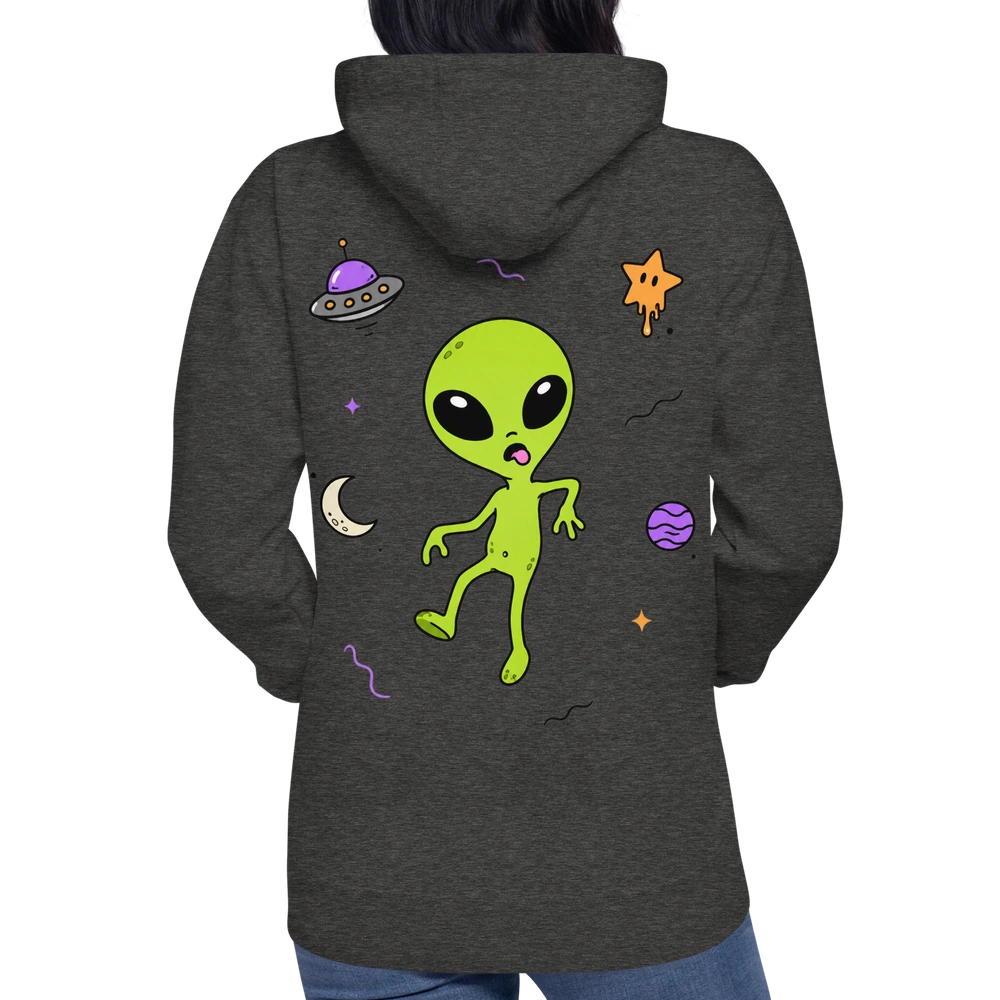 Space Walk Alien Hoodie