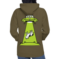 Cow Abduction Alien Hoodie