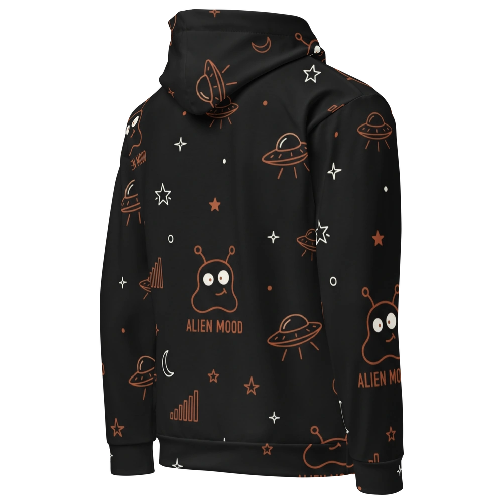 Midnight Signal All-Over Alien Hoodie