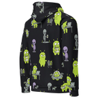 Everyday Abductions All-Over Alien Hoodie