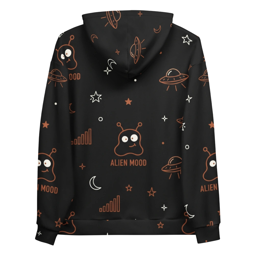 Midnight Signal All-Over Alien Hoodie