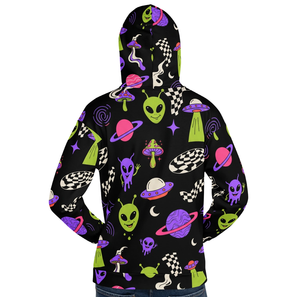 Cosmic Chaos Alien Hoodie