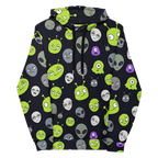 Alien Faces All-Over Hoodie