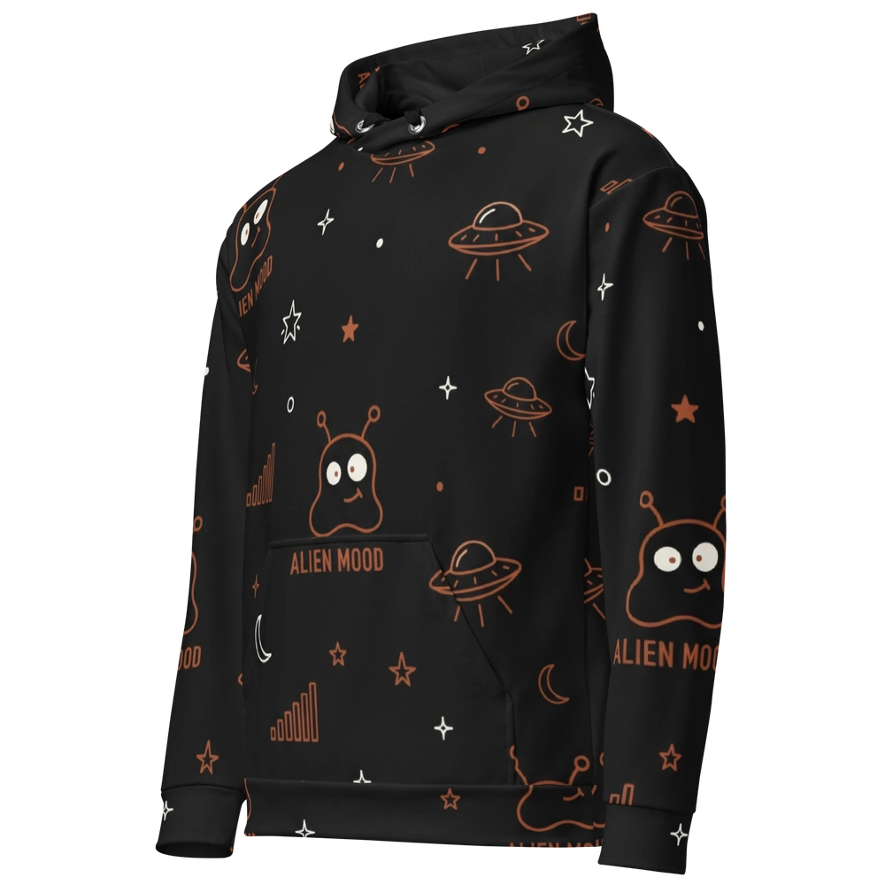 Midnight Signal All-Over Alien Hoodie