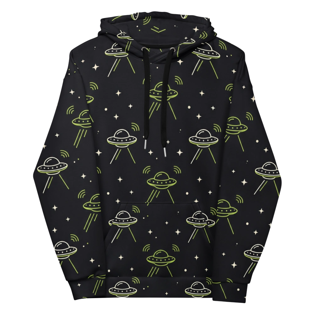 UFO Signal All-Over Hoodie