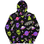 Cosmic Chaos Alien Hoodie