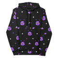 Cosmic Purple All-Over Alien Hoodie