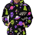 Cosmic Chaos Alien Hoodie