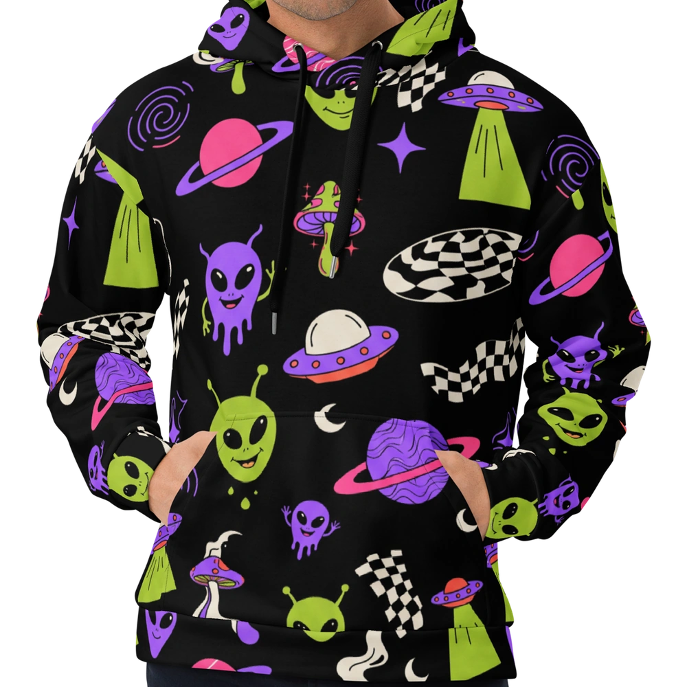 Cosmic Chaos Alien Hoodie