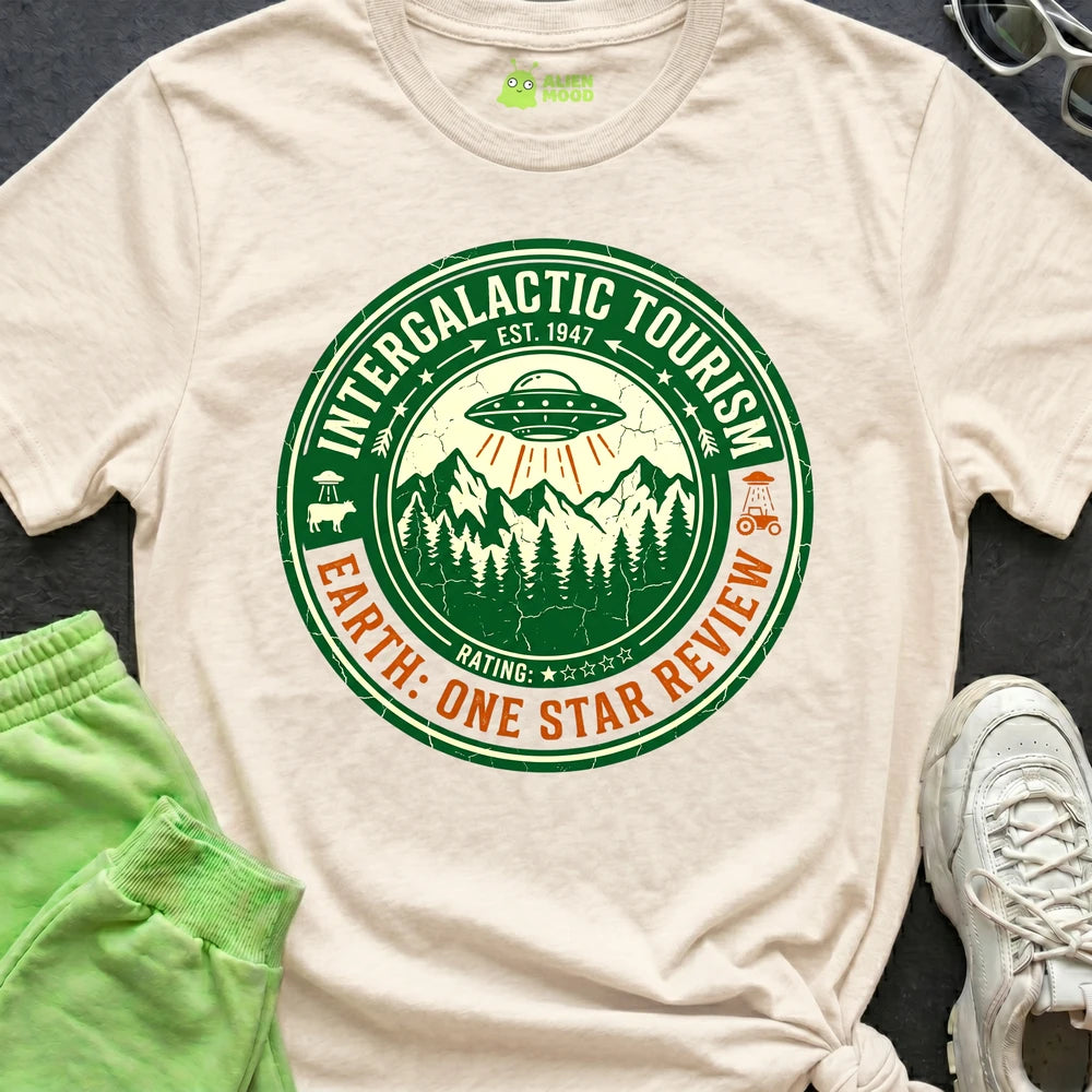 Intergalactic Tourism Alien T-shirt
